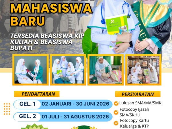 Penerimaan mahasiswa baru Akbid Konawe Tahun Ajaran 2026/2027