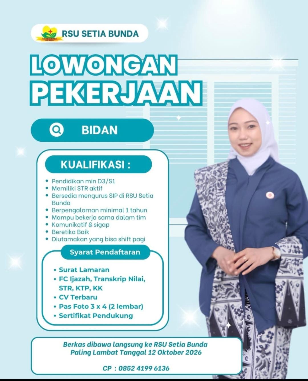 INFORMASI LOKER ALUMNI – RSU SETIA BUNDA